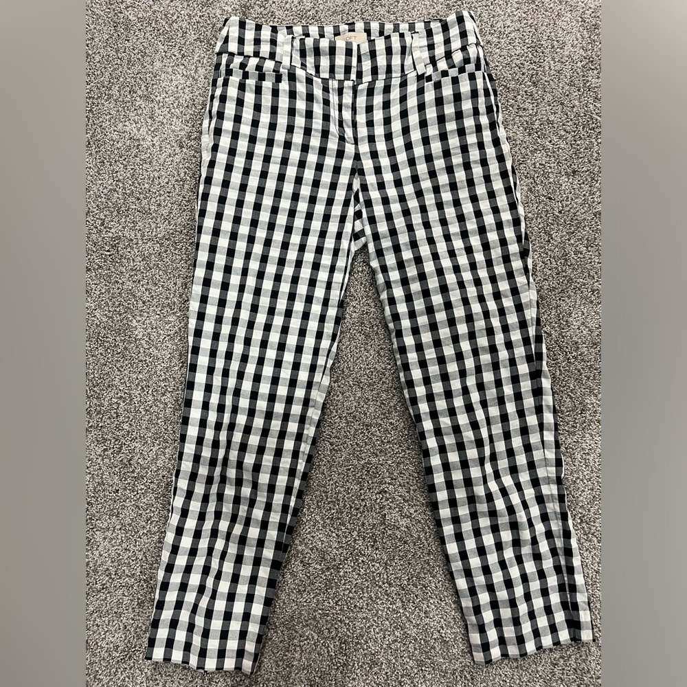 Loft Gingham Pants